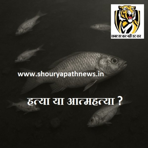 "जब मछलियों ने कहा&ndash; अब और नहीं! शक्ति नगर तालाब बना जलसमाधि स्थल" मछलिया डर कर हुई गायब कही जांचकर्ता ना बना ले"मुख्य गवाह"