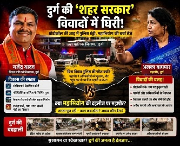 शहर सरकार के प्रोटोकॉल विवाद और पुलिस की एंट्री पर तीखा कटाक्ष: क्या 'महाभियोग/ अविश्वास प्रस्ताव ' की दहलीज पर हैं महापौर?