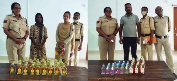 अवैध शराब बिक्री पर डोगरगढ़ पुलिस की कार्यवाही