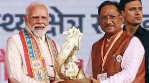 मोदी सरकार के 12 वर्ष  नक्सल उन्मूलन से लेकर अधोसंरचना क्रांति तक,  छत्तीसगढ़ के विकास में केंद्र का अभूतपूर्व योगदान &mdash; सीएम साय