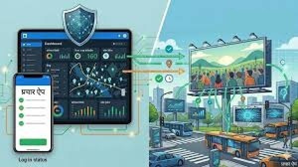 तकनीक आधारित &rdquo;प्रचार ऐप&rdquo; से होगी आउटडोर मीडिया मॉनिटरिंग, रिफॉर्म : अब हर होर्डिंग पर रहेगी रीयल-टाइम नजर