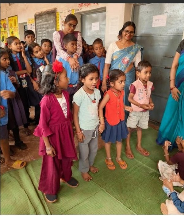 जिले के प्राथमिक शालाओं में हुआ बाल मैत्री कार्यक्रम का आयोजन