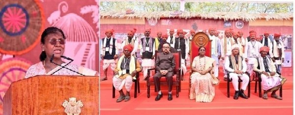 मां दंतेश्वरी की धरती से राष्ट्रपति का राष्ट्र संदेश "बस्तर पंडुम बना सांस्कृतिक अस्मिता, शांति और विकास के नव-सूर्योदय का प्रतीक"