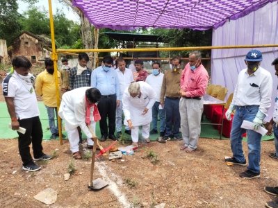 1700 लाख लीटर क्षमता की बनेगी पानी टंकी,महापौर ने किया भूमि पूजन
