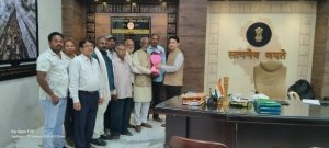 जन अधिकार सामाजिक कल्याण संघ ने नवीन कलेक्टर आकाश छिकारा से की सौजन्य भेंट