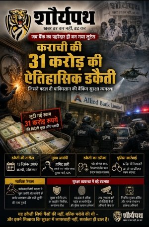 जब बैंक का पहरेदार ही बन गया लुटेरा: कराची की 31 करोड़ की ऐतिहासिक डकैती जिसने बदल दी पाकिस्तान की बैंकिंग सुरक्षा व्यवस्था