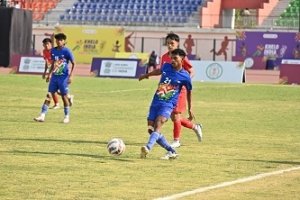 छत्तीसगढ़ और पश्चिम बंगाल ने फाइनल में बनाई जगह ,केंद्रीय खेल राज्य मंत्री ने खिलाड़ियों का किया उत्साहवर्धन