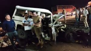 बोलेरो और ट्रक की भीषण टक्कर में 4 की मौत, भंडारा जिले में हुआ दर्दनाक हादसा