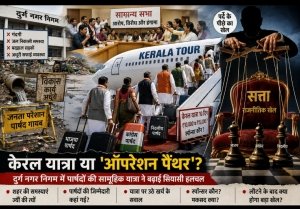 "केरल यात्रा या ऑपरेशन पैंथर? दुर्ग निगम में पार्षदों की सामूहिक यात्रा ने बढ़ाई राजनीतिक हलचल"