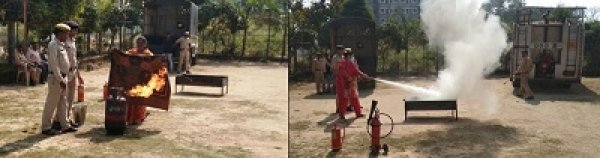 बालिका गृह की बच्चियों ने सीखे आग से बचाव के तरीके