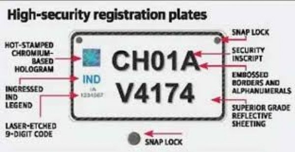 अनाधिकृत रूप से हाई सिक्योरिटी रजिस्ट्रीकरण प्लेट की बिक्री और आपूर्ति करने वालों के विरूद्ध होगी कठोर कानूनी कार्यवाही