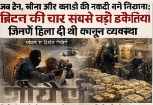 जब ट्रेन, सोना और करोड़ों की नकदी बने निशाना: ब्रिटेन की चार सबसे बड़ी डकैतियां जिन्होंने हिला दी थी कानून व्यवस्था