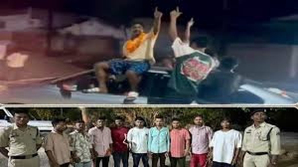हवालात से निकले, सड़क पर दिखाया दम...  सोशल मीडिया ने पहुंचा दिया फि र थाने
